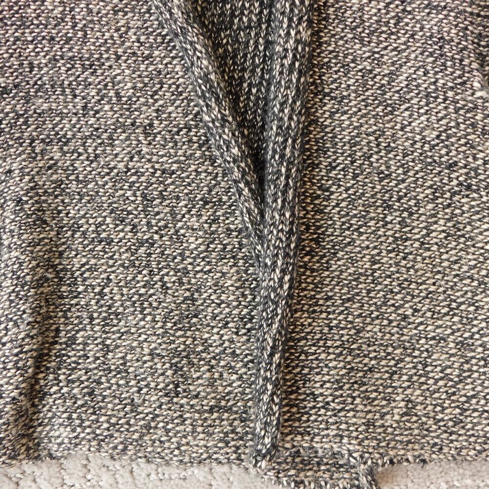 John Elliott Linen Cotton Shawl Collar Open Cardigan | Dark Gray | EUC | Small - Picture 3 of 10